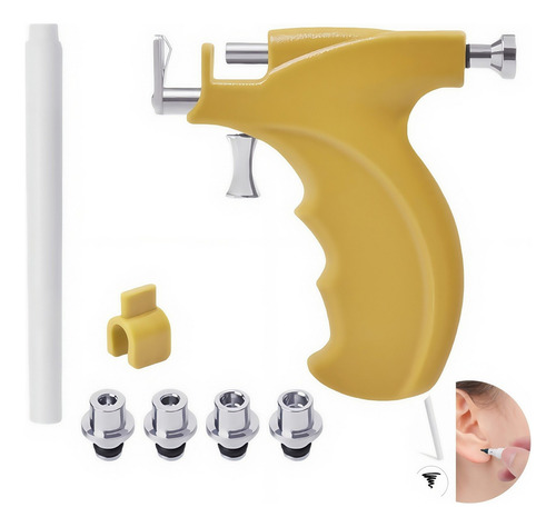 Set De Herramientas Para Piercing En Las Orejas Yellow Home