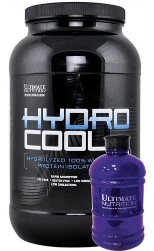 Hydrocool Whey aislado e hidrolizado 1.36 kg Sabor Chocolate Ultimate con Galón de Regalo