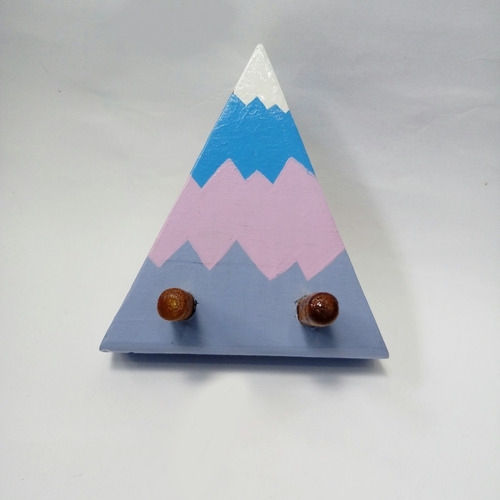 Imagem 3 de 5 de Cabideiro De Parede- Montanhas Zig Zag - Trio