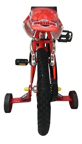 Bicicleta cross infantil Unitoys Moto Cross R16 color rojo