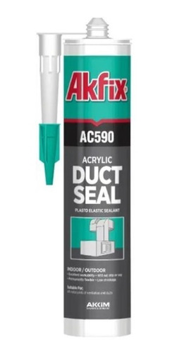 Silicona Sellante Hojalata Duct Seal Akfix 310ml