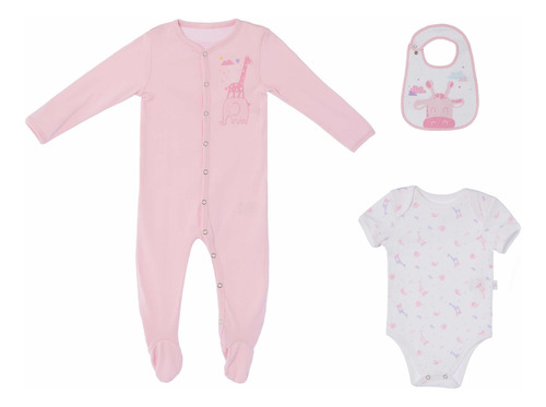 Conjunto Mameluco Pañalero Regalo Bebé Niño Niña 100%algodón