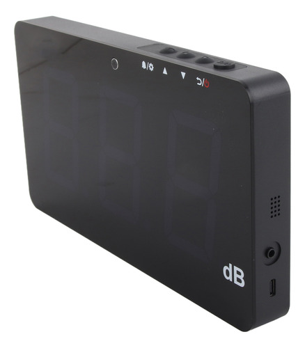 Medidor De Sonido De Pared Sw525a, Pantalla Lcd Digital Usb