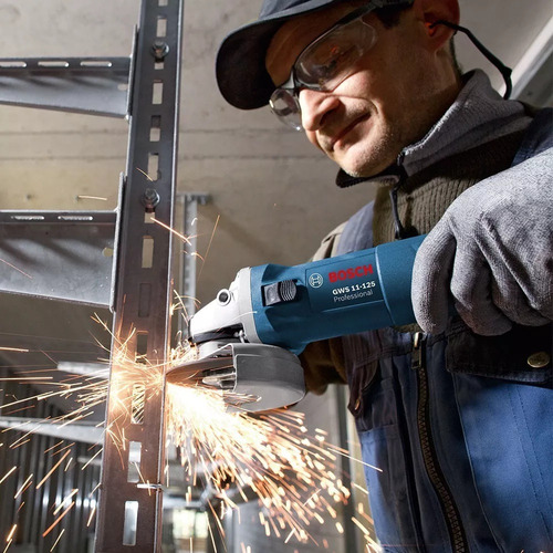 Imagen 3 de 9 de Amoladora Angular 125mm Bosch Gws 11-125 Alemana 1100w