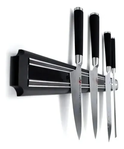 Barra Magnética Imã Suporte Facas Ferramentas Cozinha 33cm Churrasco