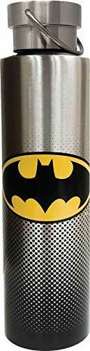Botella De Acero Inoxidable Spoontiques Batman, 24 Oz, Color