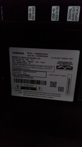 Imagem 1 de 4 de Smart Tv Samsung Modelo Un55mu6400g