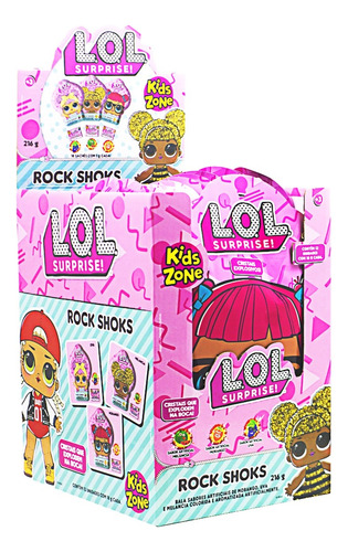 Display 15 Pop Shoks Lol Cristais Que Explodem Na Boca 1086