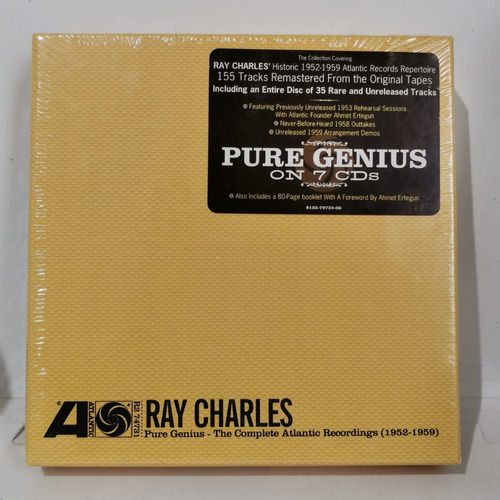 Ray Charles Pure Genius The Complete Recordings Cds + Dvd