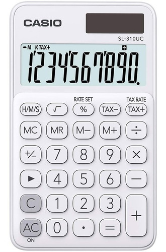 Imagen 1 de 1 de Calculadora Casio Sl-310 Blanco
