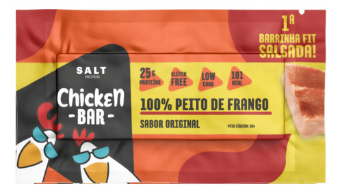 Barrinha De Proteina Chicken Bar Display De 80g