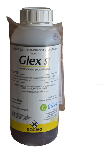 Glex S X1 Lt Insecticida Amplio Espectro Veneno Hormigas