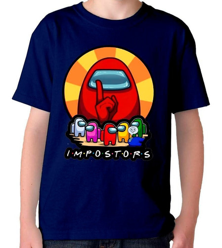 Remera Camiseta Algodon Amongs Us Impostor