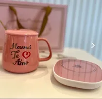 Comprar Taza Día De Las Madres. Feliz Día Mamá. Te Amo Mamá Rosa Claro Te Amo Mamá