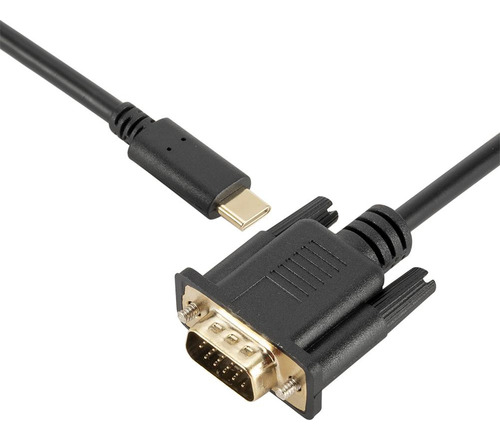 Cable Usb C A Vga Portátil Tipo C A Vga De 1,8 M Y 1080p