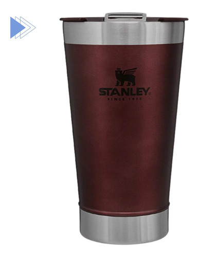 Copo Térmico De Cerveja Stanley Com Tampa 473ml Vermelho