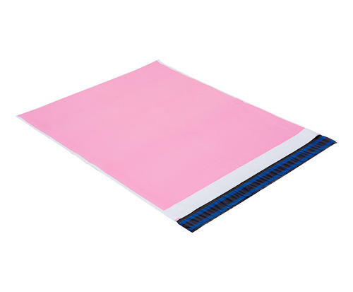 Envelopes Coloridos Para Envios Rosa Bebê 32x40 Cm 250 Unid Preto