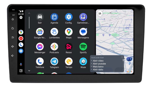 Central Multimidia Etios 12/19 Android 14 2gb Carplay Voz 9p