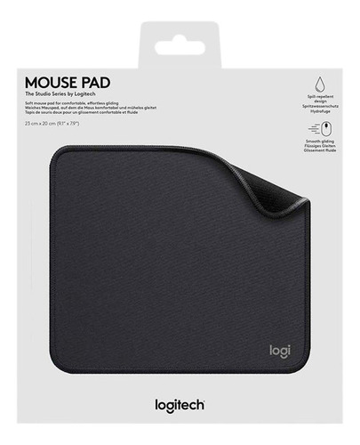 Pad Mouse Logitech Anti Splash 200x230mm Graphite