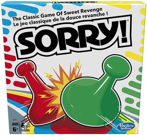 Juego De Mesa Sorry Similar A Ludo Hasbro Original