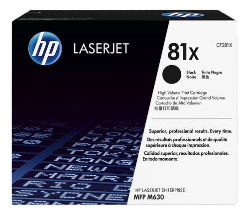 Toner Hp Cf281x 81x Negro