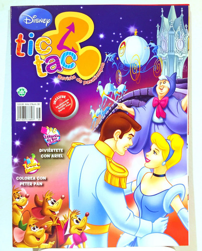 Revista Disney Tic Tac La Cenicienta 