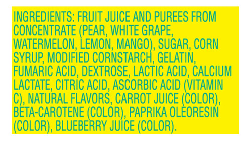 Arizona Sour Fruit Snacks Mixed Lemonade 255g Americano