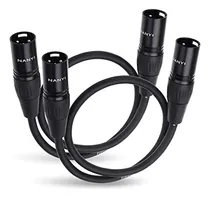 Comprar 2pcs Nanyi Cable De Micrófono Xlr A Xlr Patch Cables, 3 Pine