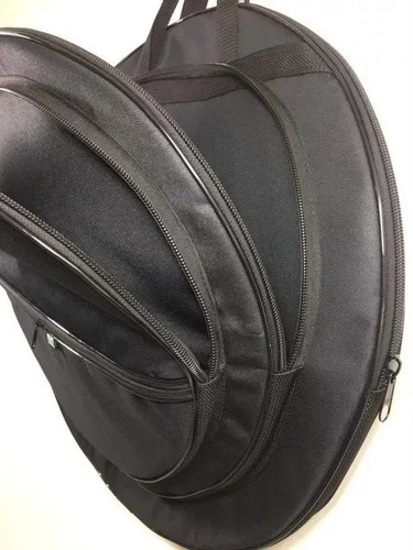 Imagem 5 de 9 de Capa Bag Pratos Até 22 Alça Mochila Regulador De Metal