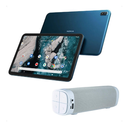 Kit Tablet Nokia 4gb + 64 Gb 10,4 Pol Full Hd + Caixa De Som