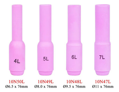 Kit Reposição Tocha Solda Tig 17/18/26/350 Completo - 13 Pçs