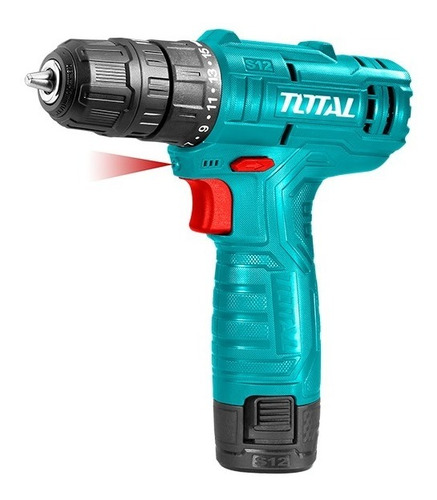 Imagen 1 de 3 de Taladro Inalámbrico Profesional 3/8 (13mm) 12v Total