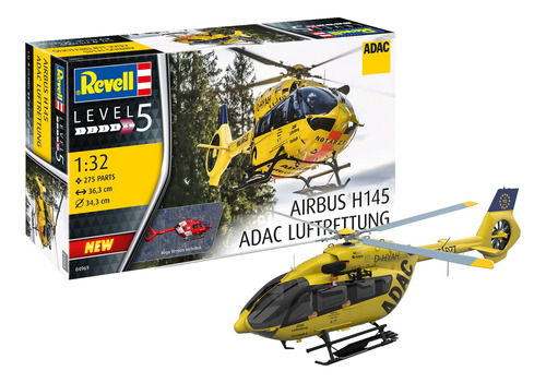 Airbus H145 Adac Luftrettung 1/32 Kit Plastico Revell 04969