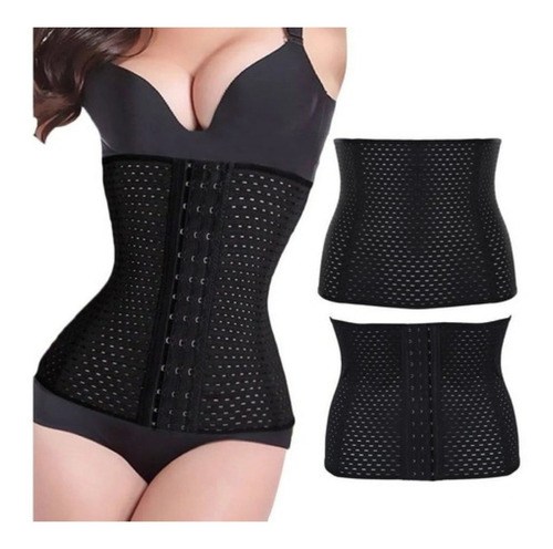 Imagen 1 de 8 de Faja Modeladora De Cintura Con Varilla Elastica Tipo Corset