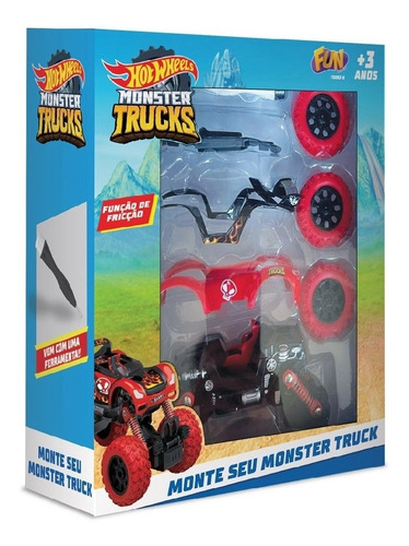 Veiculo Hot Wheels Kit Monte Seu Monster Truck F0082-6