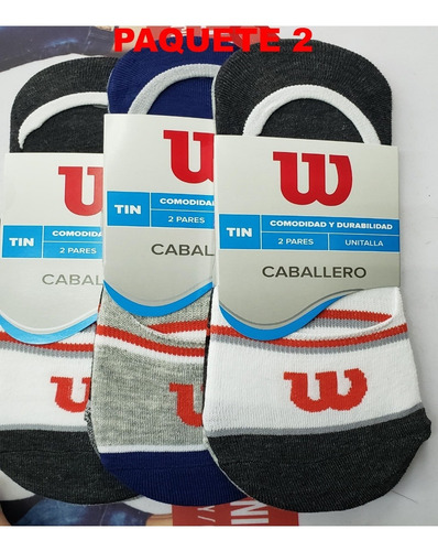 Wilson Protectores De Pies Liner Caballero 6 Pares
