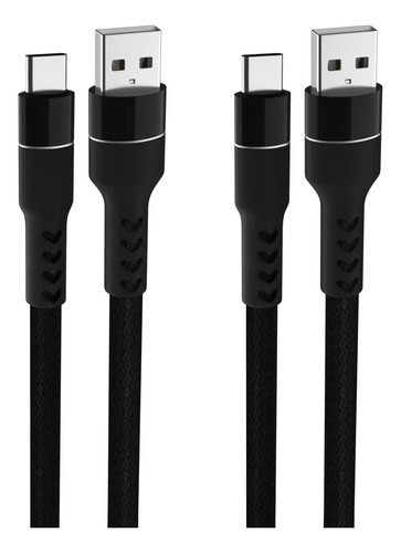 Miiper Cable Usb C 2 Unidad 6 Pie Cargador Tipo Nailon Alta