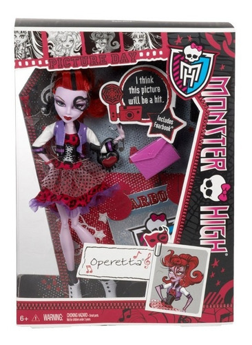 Boneca Monster High Operetta - Foto Do Terror Mattel