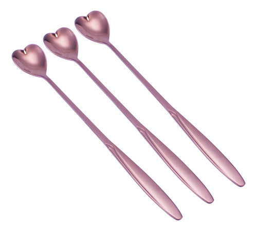 3 Cucharas De Acero Inoxidable Creative De Mango Largo Creat