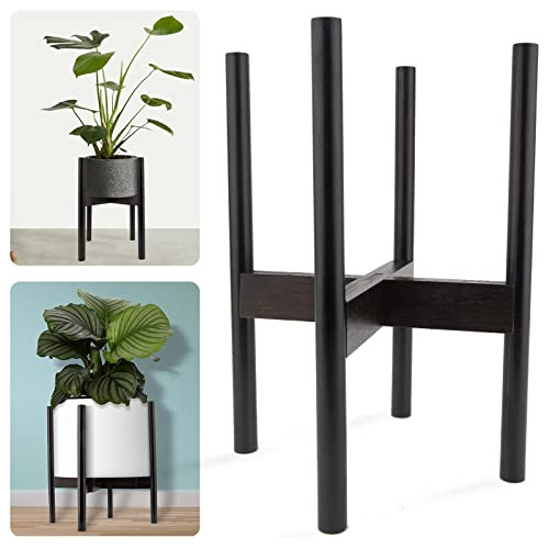 Soporte De Planta Ajustable De Estilo Mid Century Moder...