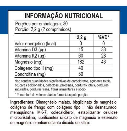 Condrol Dimalex 1000mg Unilife 60 Comprimidos