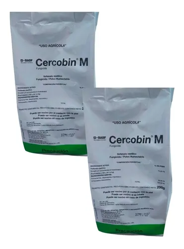 Cercobin M 200g, Fungicida 2 Pz Envío gratis