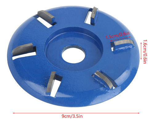 Disco For Tallar Madera, Acero, 6 Dientes, Fresa For Carpi