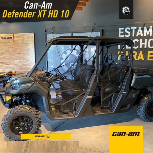 Imagen 1 de 21 de Can Am Defender Hd 10 Xt Max 6 Pax 0km En Stock Entrega Ya