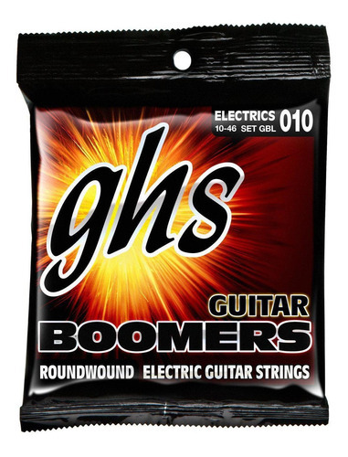 Encordoamento Boomers 10-46 Ghs - Cordas Para Guitarra