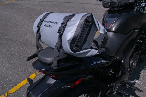 Imagen 7 de 10 de Fire Parts Dry Bag Motocicleta C15 Litros Gris