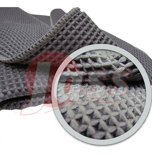 Imagen 4 de 6 de Paño Microfibra Waffle Secado Rapido 40x60cm 380 Gramos