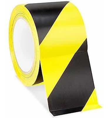 Cinta Demarcatoria Negro - Amarillo 33 M X 115 Mm