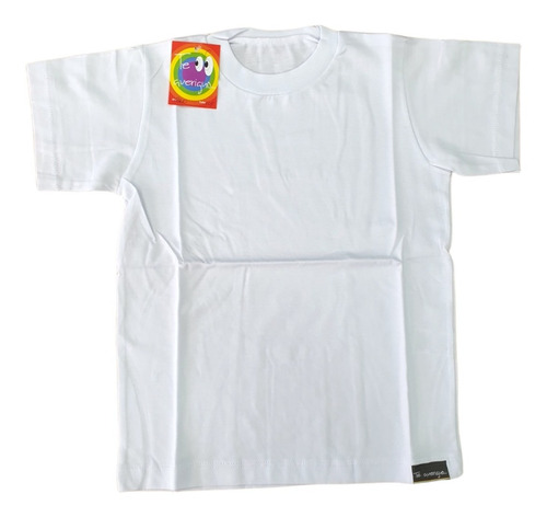 Remera Manga Corta Niño Blanco Algodon Te Averiguo