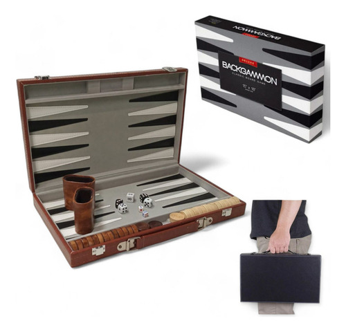 Backgammon Set Juegos De Mesa Clásico 15 Pulgadas
